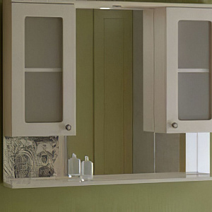 Зеркало-шкаф Corozo Прованс 105 бежевое