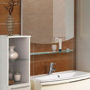 Стеклянная полка Акватон Севилья 80