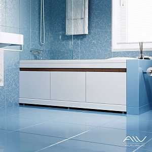 Экран под ванну МДФ Soft откидной 150 см венге