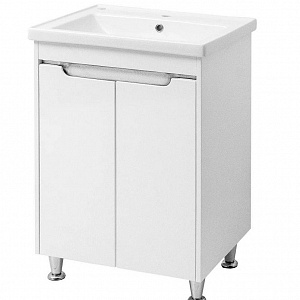 Тумба с раковиной Cerutti Spa Эмилия 60 белая