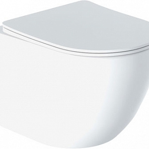 Унитаз подвесной Iddis Blanco BLARDSEi25 безободковый с крышкой-сиденьем микролифт