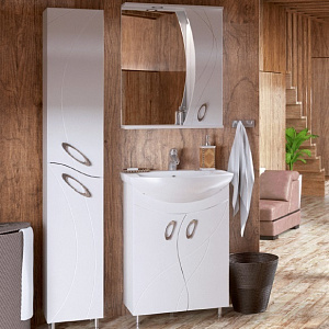 Тумба с раковиной Koral Наина 60 белая