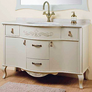 Тумба с раковиной Timo Vilma 120 M-VR 1015 слоновая кость (снят с производства)