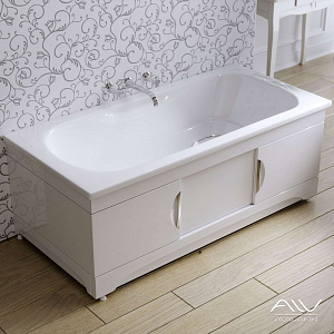 Экран под ванну Monaco 160 раздвижной белый