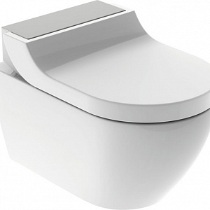 Унитаз подвесной Geberit AquaClean Tuma Comfort 146.294.FW.1 вставка нерж. Сталь