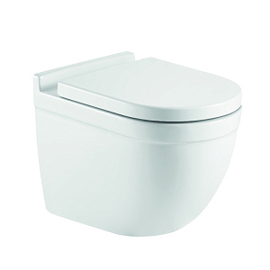 Унитаз подвесной Azario, безободковый сиденьем микролифт. Размер: 520х360х410 мм (AZ-0017 E-R)