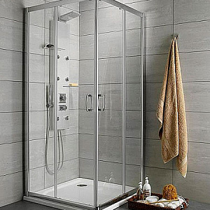 Душевой уголок Radaway Premium Plus C графитовое стекло 90*90*190 без поддона