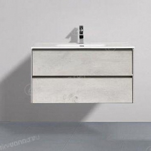 Тумба с раковиной BelBagno Stile Moderno Pietra 100 Stucco Cemento Leggero