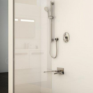 Душевая перегородка Ravak ST Walk-in Wall 90*200 профиль глянцевый хром, стекло Transparent без поддона