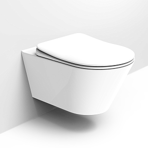 Унитаз подвесной безободковый Creto Logan L3 белый 1003-001-L3W