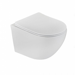 Подвесной унитаз Teka Manacor 36*49 безободковый с крышкой-сиденьем микролифт Slim