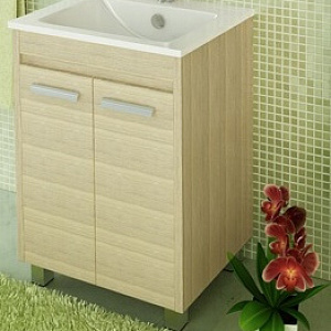 Тумба с раковиной Comforty Марио 60 сосна лоредо