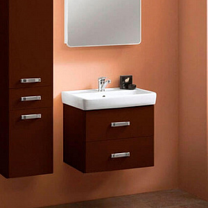 Тумба с раковиной Акватон Америна 60 темно-коричневая