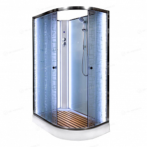 Душевая кабина Deto ЕМ1511 N 110*80*208 L с подсветкой без крыши