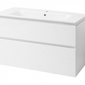 Тумба с раковиной Cerutti Spa Романья 105 подвесная, белая