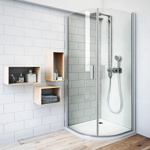 Душевое ограждение Roltechnik Tower Line ТR1 100*100*200 профиль матовый хром без поддона