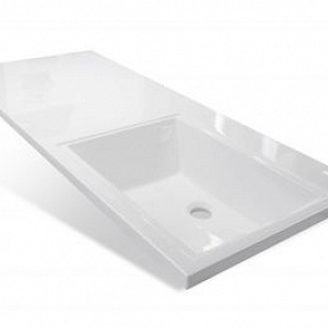 Полувстраиваемая раковина Эстет Даллас 115,2*48,2 R для установки над стиральной машиной