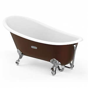 Ванна чугунная Roca Carmen 180*80*43 внешнее покрытие медь