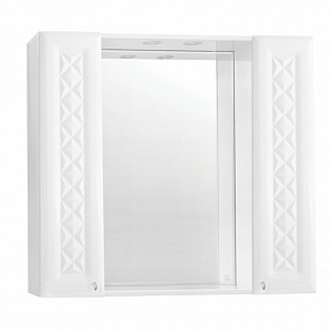 Зеркало-шкаф Style Line Канна 90/С белый с Led-подсветкой