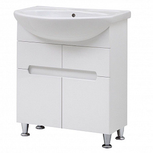 Тумба с раковиной Cerutti Spa Ломбардия 70 белый глянец