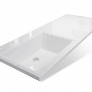 Полувстраиваемая раковина Эстет Даллас 115,2*48,2 L для установки над стиральной машиной