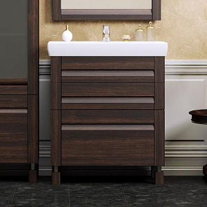 Тумба с раковиной Opadiris Лаварро 70 венге напольная