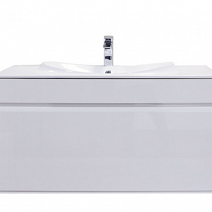 Тумба с раковиной Roca Laks 100 белый глянец