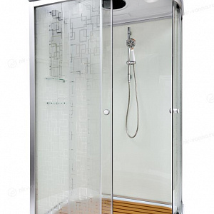Душевая кабина Deto ЕМ1511 110*80*220 L с гидромассажем и электрикой