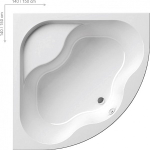 Акриловая ванна Ravak Gentiana 140х140