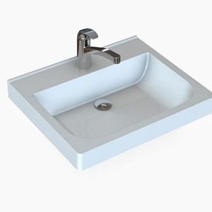 Раковина Andrea Orion 60*50 для установки над стиральной машиной