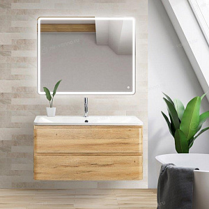 Тумба с раковиной BelBagno Stile Moderno Albano 80 Rovere Rustico