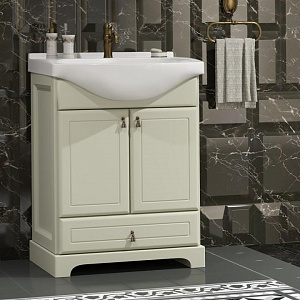 Тумба с раковиной Opadiris Клио 65 слоновая кость