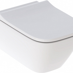 Унитаз подвесной Geberit Smyle Square с сиденьем soft close