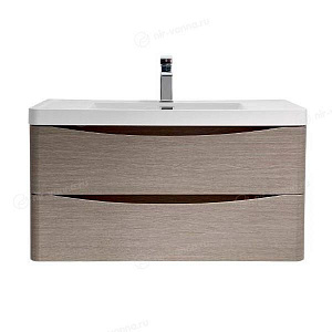 Тумба с раковиной BelBagno Stile Moderno Ancona-N 60 Rovere Bianco подвесная