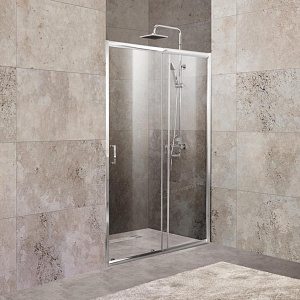 Душевая дверь в нишу BelBagno Unique 120/135*190 рифленое стекло (без поддона)