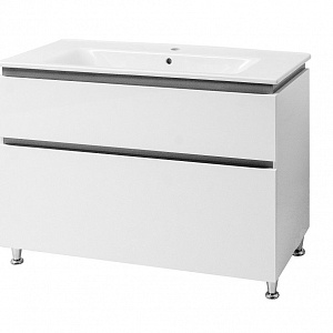 Тумба с раковиной Cerutti Spa Романья 105 белая/серая