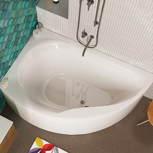 DALLAS 160x105 L ALPEN Панель фронтальная (snowwhite)