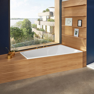 Ванна стальная Bette Space L 170*130*42 с шумоизоляцией, левосторонняя