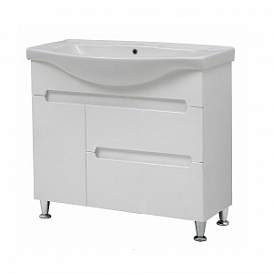 Тумба с раковиной Cerutti Spa Ломбардия 95 белый глянец