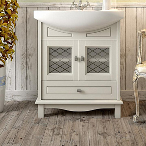 Тумба с раковиной Opadiris Омега 65 слоновая кость