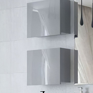 Шкаф Corozo Хилтон 40 подвесной, серый