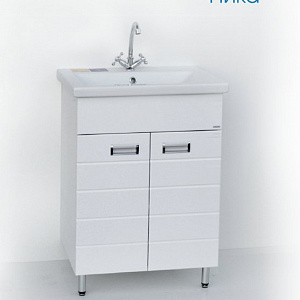 Тумба с раковиной Logro Ника 60 с раковиной Como