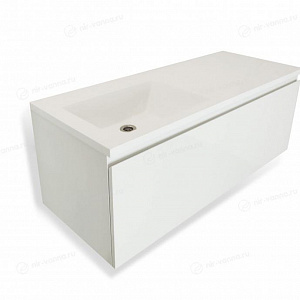 Тумба с раковиной Эстет Dallas Luxe 120 белая/на выбор L