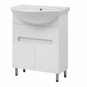 Тумба с раковиной Cerutti Spa Ломбардия 60 белый глянец