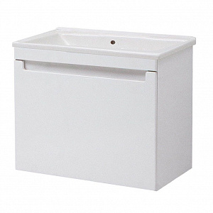 Тумба с раковиной Cerutti Spa Пьемонт 55 белый глянец