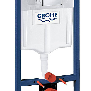Инсталляция Grohe 38811000 Solido 3 в 1 в сборе, с кнопкой смыва Skate Air