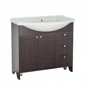 Тумба с раковиной Style Line Кантри 90 венге