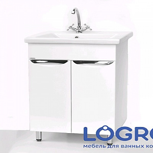 Тумба с раковиной Logro Модерн 50 белая
