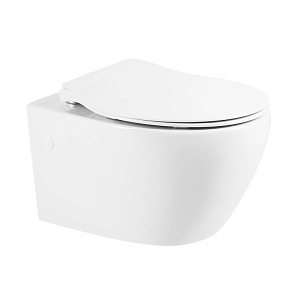 Подвесной унитаз BelBagno Prospero 37,5*52 безободковый с крышкой-сиденьем микролифт 1