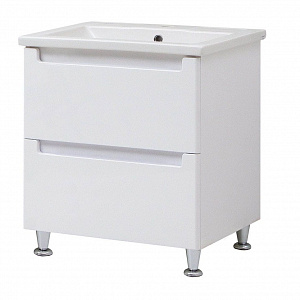 Тумба с раковиной Cerutti Spa Пьемонт 60 напольная, белый глянец